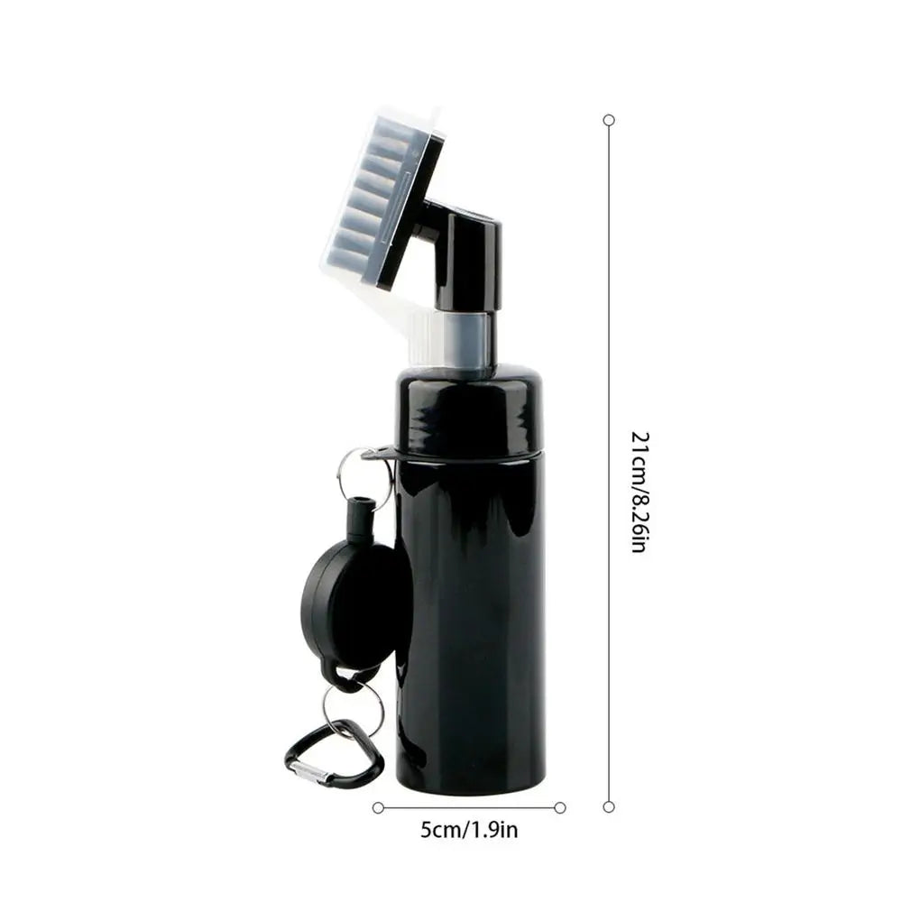 Portable Golf Clubs Cleaning Brush with Built-in Water Dispenser for Effortless Club Care