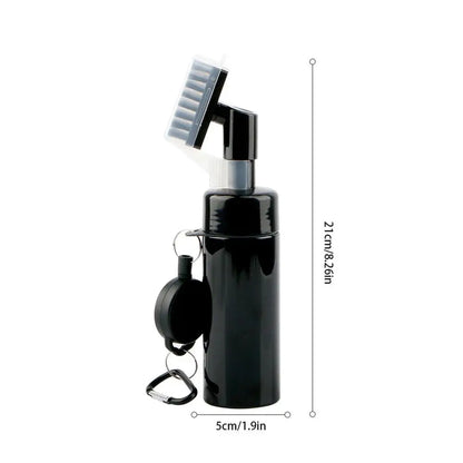 Portable Golf Clubs Cleaning Brush with Built-in Water Dispenser for Effortless Club Care