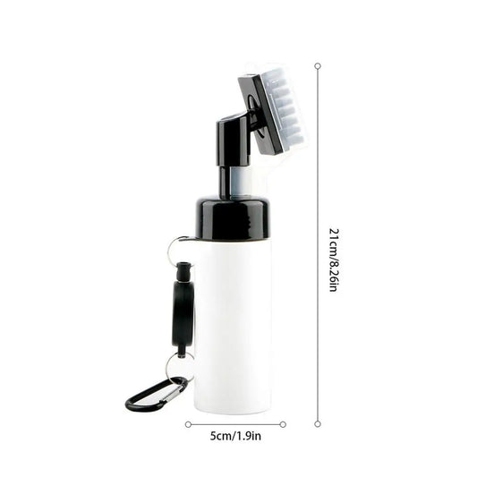 Portable Golf Clubs Cleaning Brush with Built-in Water Dispenser for Effortless Club Care