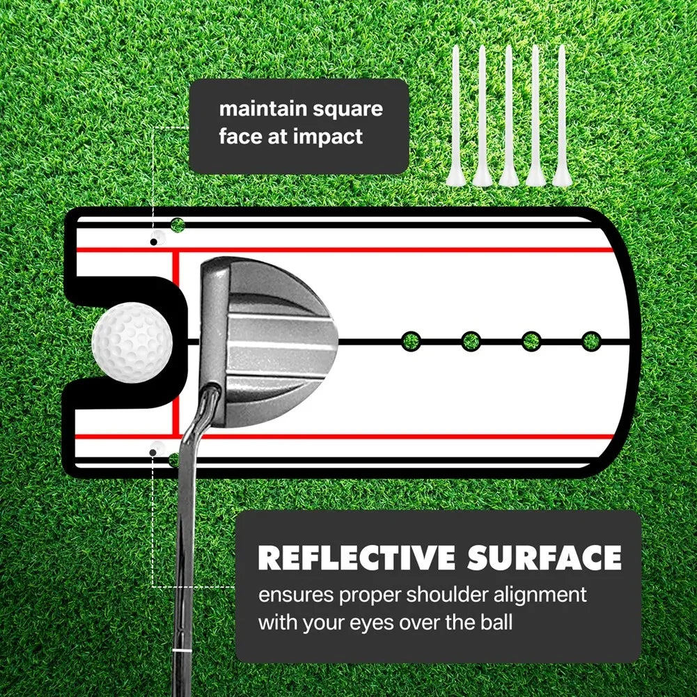 Enhance Your Game with the Golf Putting Practice Mirror – Perfect Alignment Training Aid for Every Golfer