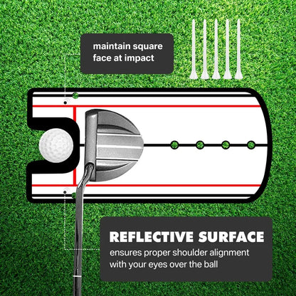 Enhance Your Game with the Golf Putting Practice Mirror – Perfect Alignment Training Aid for Every Golfer