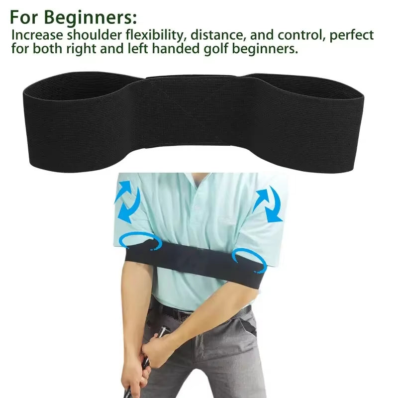 Elevate Your Game with the Professional Elastic Golf Swing Trainer Arm Band - Perfect for Beginners and Pros Alike!