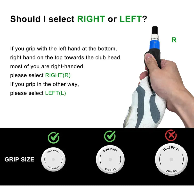 Arttodo Golf Grip Trainer, Fix Swing Grip, Golf Grip Training Aids, Fix Hand Position & Grasp, Master Correct Grip Posture, Golf Gifts